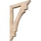Ekena Millwork Merced Traditional Smooth Bracket, Douglas Fir, 3 1/2"W x 30"D x 42"H BKT04X30X42MRC01SDF - alternate 1